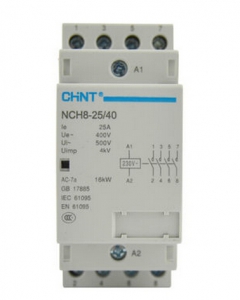 Модульный контактор NCH8-25/40 24В AC 4NO