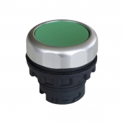 Кнопка плоская зелёная с самовозвратом Ex9P1 F g